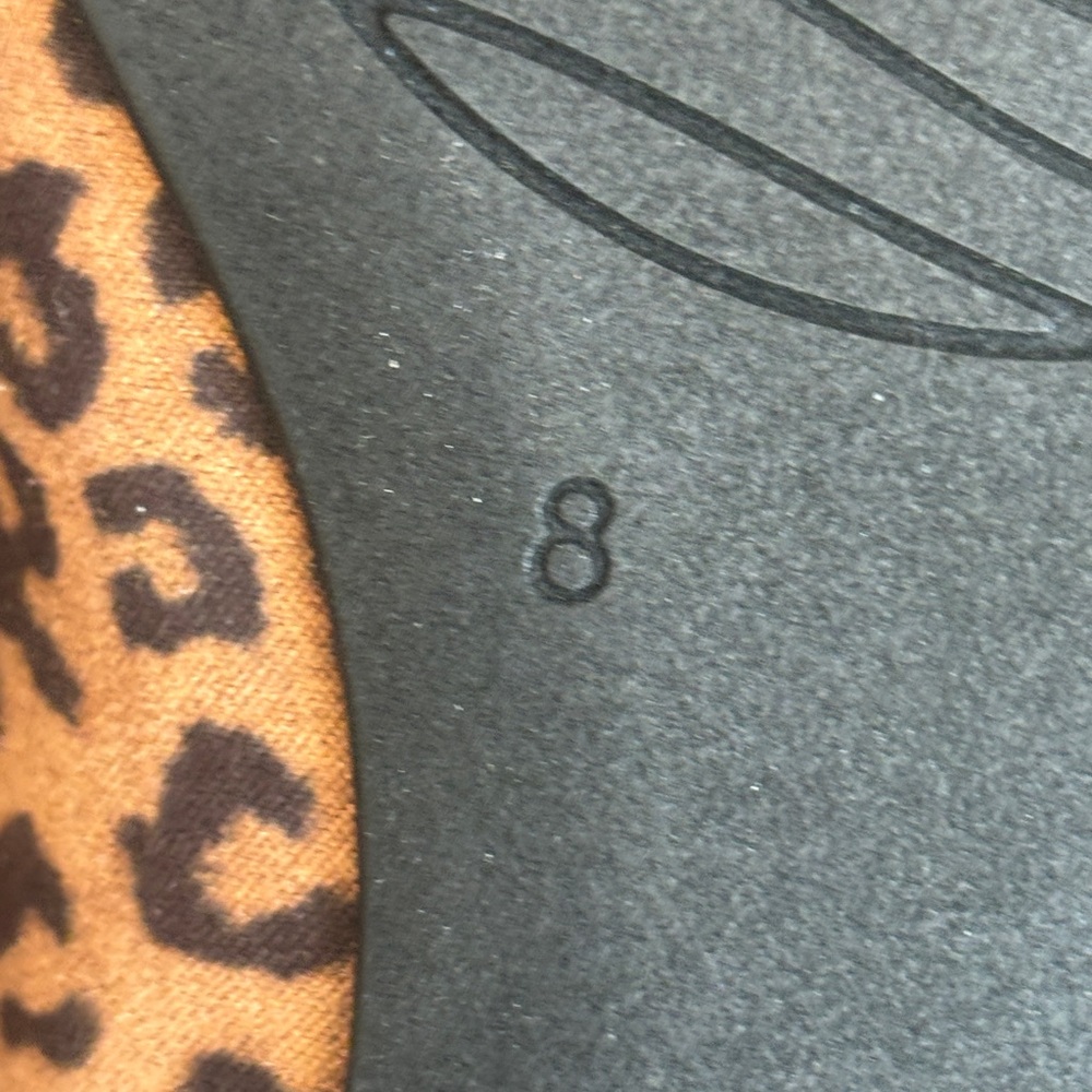 Michael by Michael Shannon Margaret Leopard Print Mary Jane Flat - Brown/Black - Picture 7 of 15